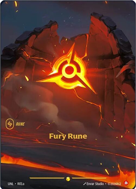Fury Rune R01a (Unleashed)  - Foil