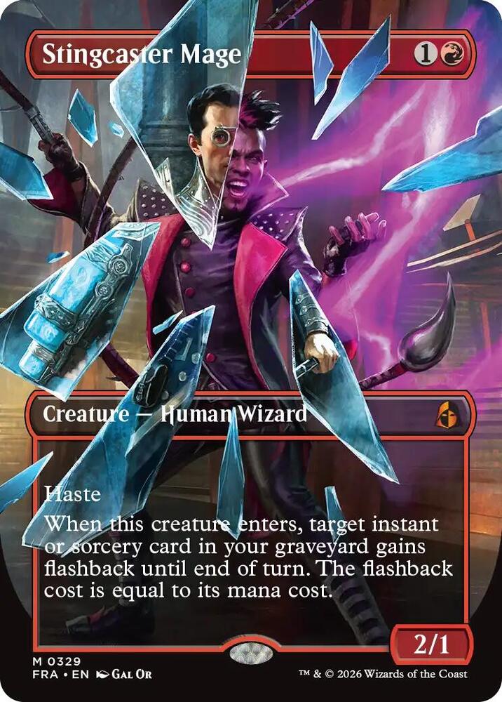 Stingcaster Mage 329 (Reality Fracture)  - Borderless