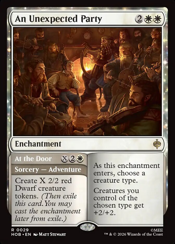 An Unexpected Party // At the Door 29 (The Hobbit)  - Foil