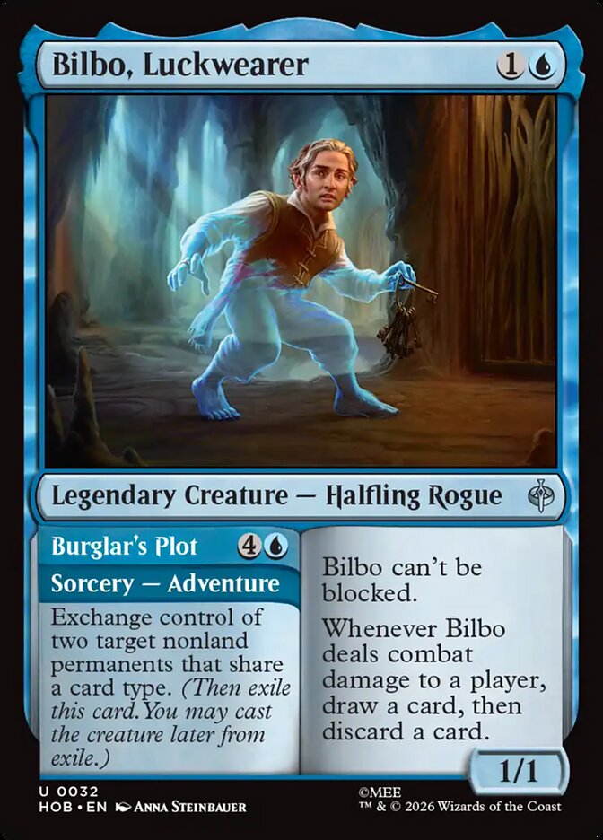 Bilbo, Luckwearer // Burglar's Plot 32 (The Hobbit)  - Foil