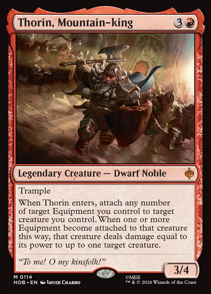 Thorin, Mountain-king 114 (The Hobbit)  - Foil