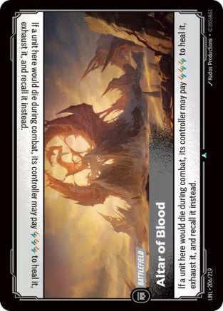 Altar of Blood 206/219 (Unleashed) 