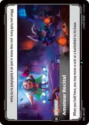 Amateur Recital 207/219 (Unleashed)  - Foil