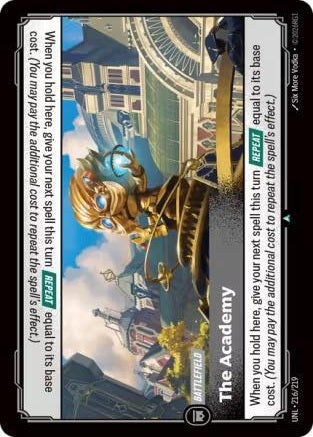 The Academy 216/219 (Unleashed)  - Foil
