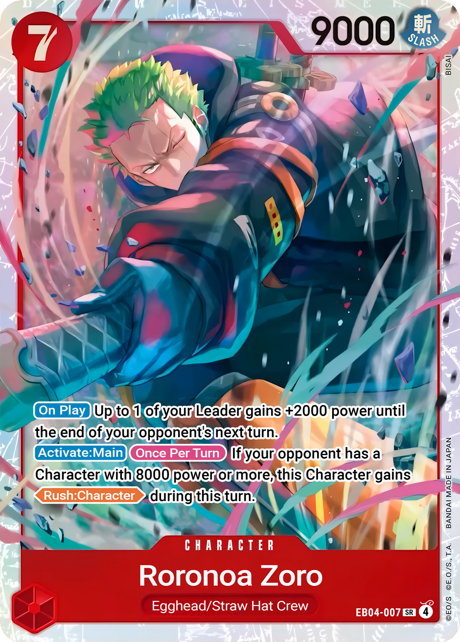 Roronoa Zoro EB04-007 (Adventure on Kami's Island)  - Foil