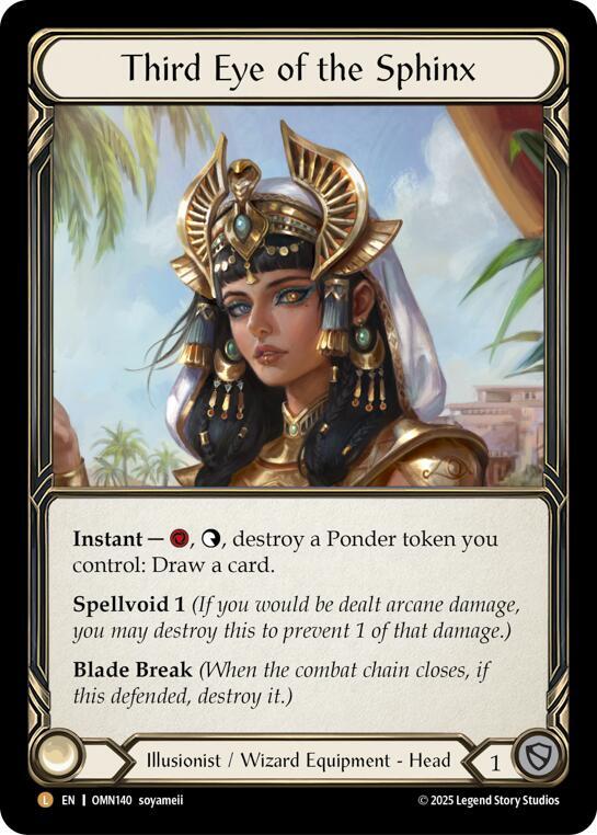 Third Eye of the Sphinx OMN140 (Omens of the Third Age)  - Rainbow Foil