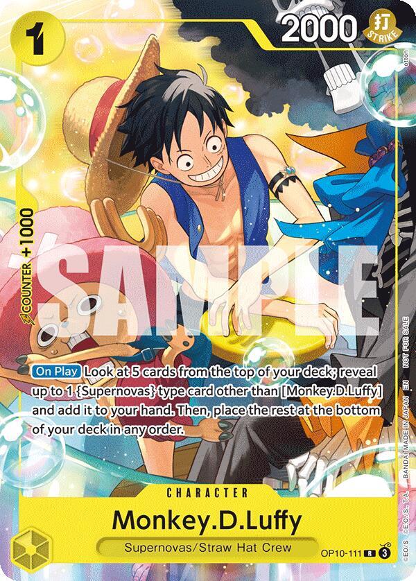 Monkey.D.Luffy (Welcome Pack 2026 Vol.1) OP10-111 (One Piece Promotion Cards) 
