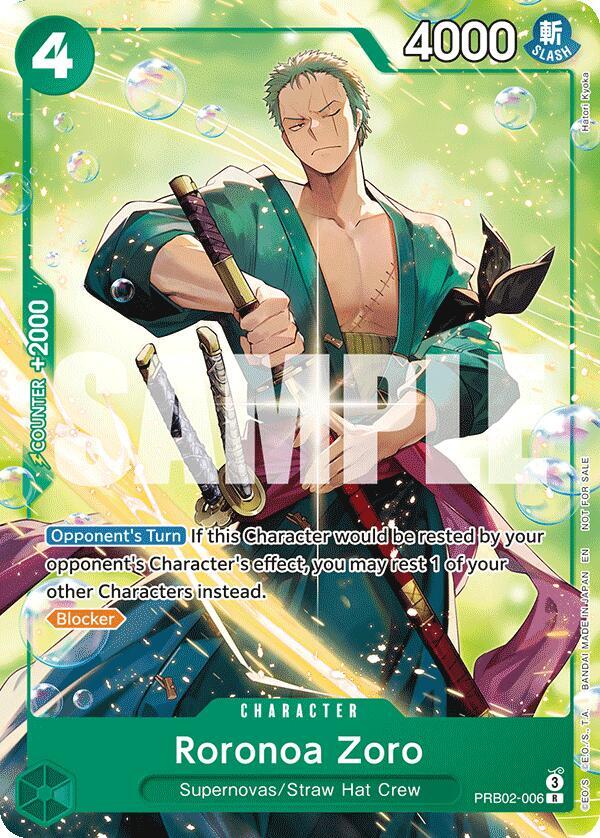 Roronoa Zoro (Welcome Pack 2026 Vol.1) PRB02-006 (One Piece Promotion Cards) 