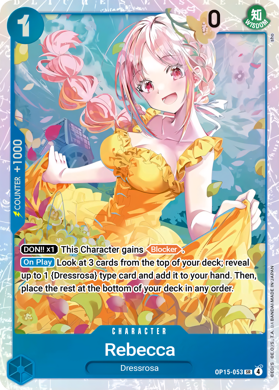 Rebecca OP15-053 (Adventure on Kami's Island)  - Foil