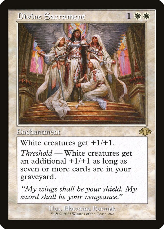 Divine Sacrament 262/261 (Dominaria Remastered)  - Retro