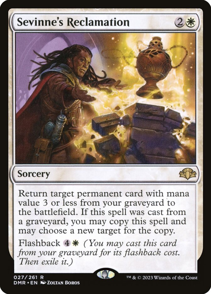 Sevinne's Reclamation 27/261 (Dominaria Remastered) 