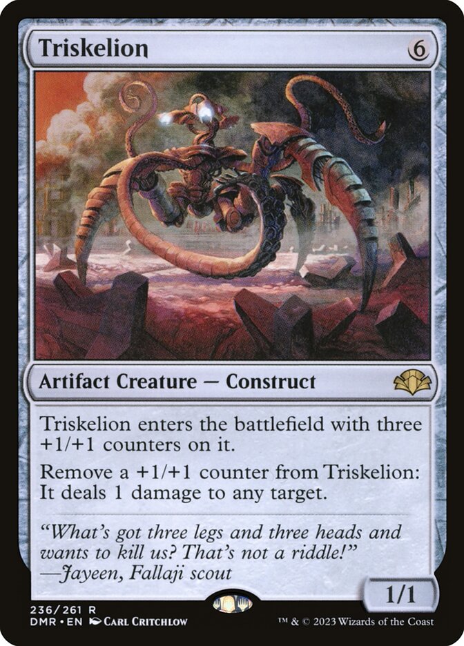 Triskelion 236/261 (Dominaria Remastered)  - Foil