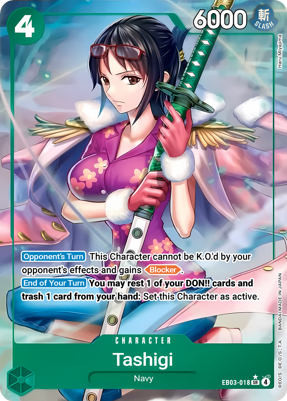 Tashigi EB03-018 ()  - Alternate Art Foil