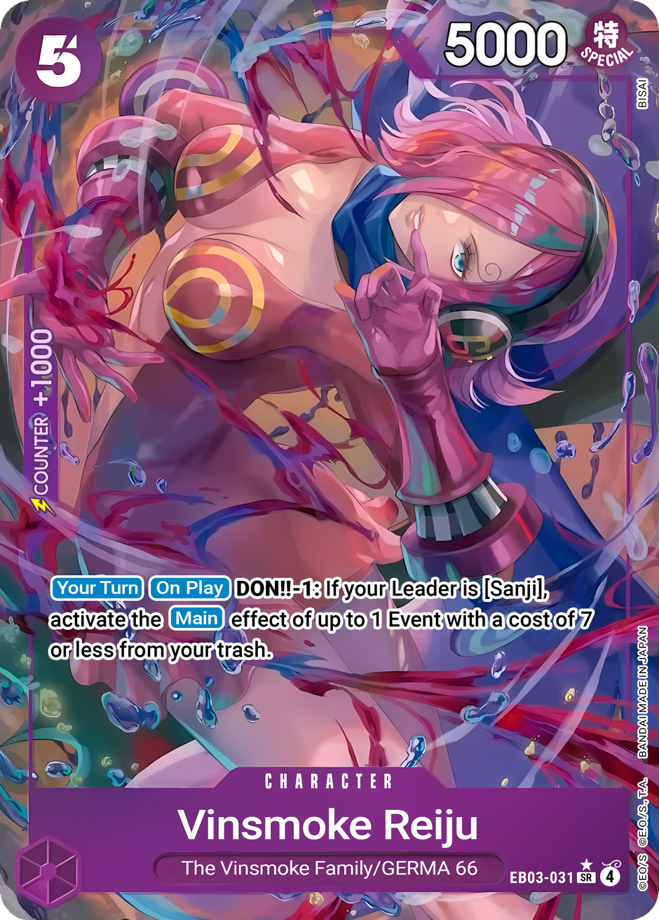 Vinsmoke Reiju EB03-031 ()  - Alternate Art Foil