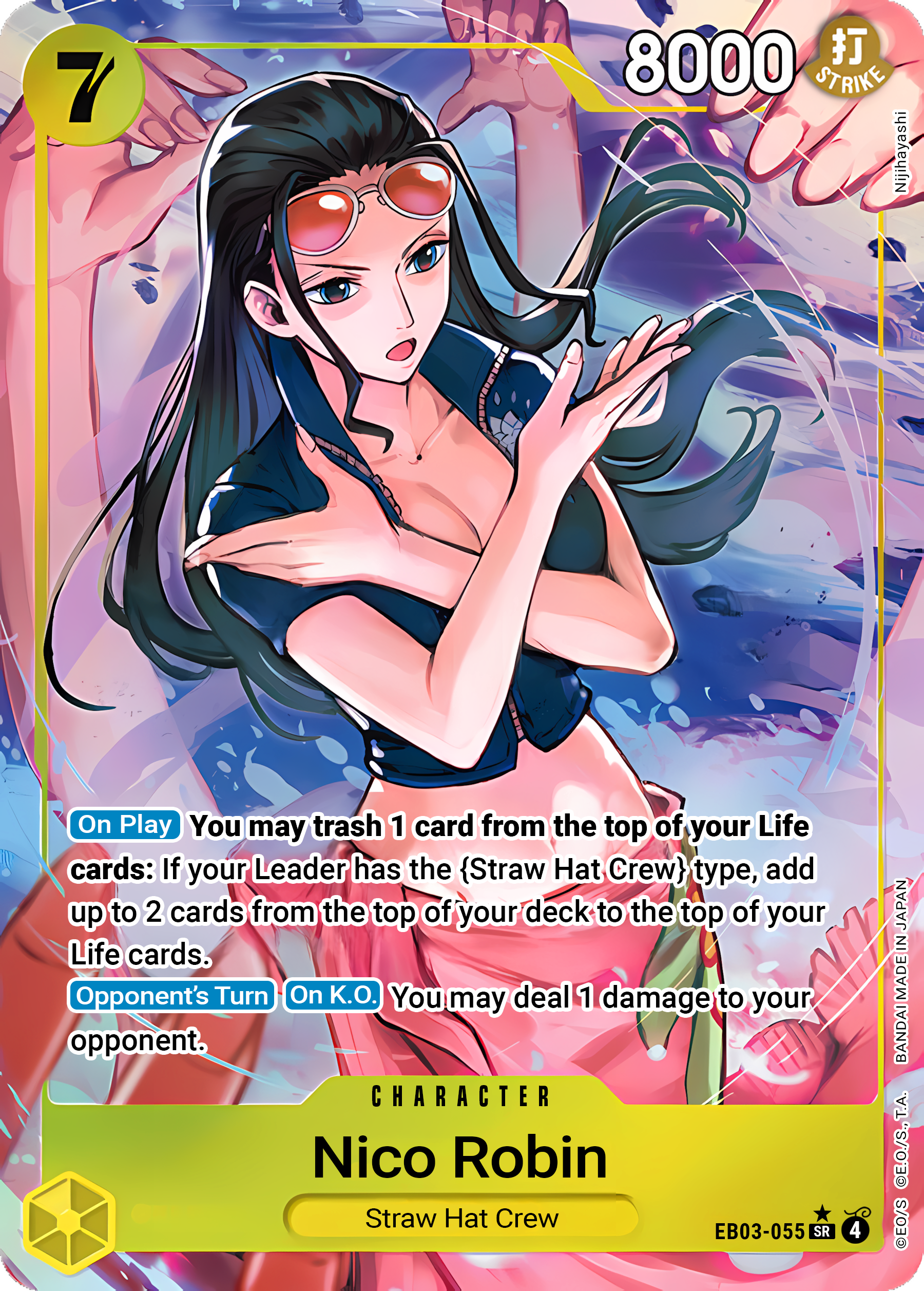 Nico Robin EB03-055 ()  - Alternate Art Foil