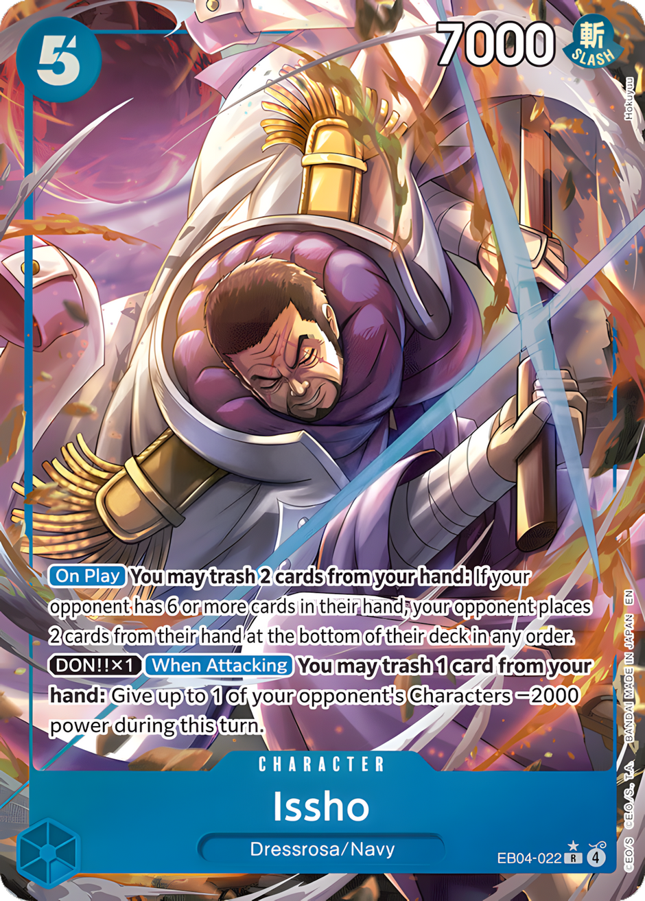 Issho EB04-022 (The Azure Sea's Seven)  - Alternate Art Foil