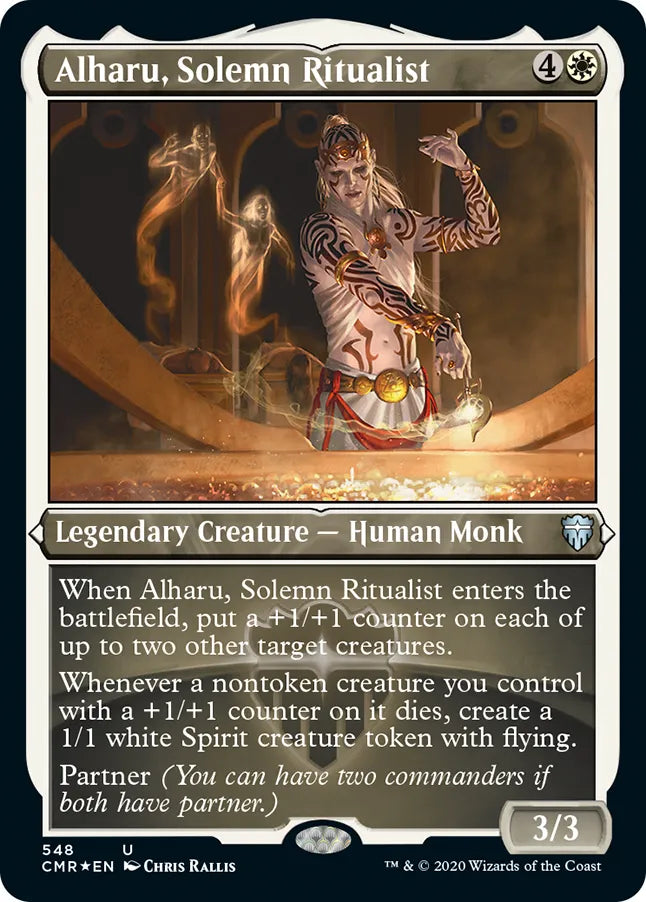 Alharu, Solemn Ritualist 548 (Commander Legends)  - Etched Foil