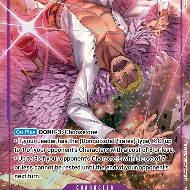Donquixote Doflamingo OP14-069 (The Azure Sea's Seven)  - Alternate Art Foil