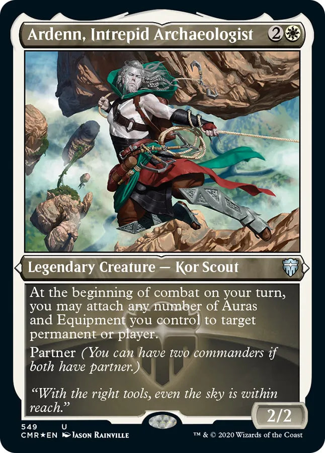 Ardenn, Intrepid Archaeologist 549 (Commander Legends)  - Etched Foil