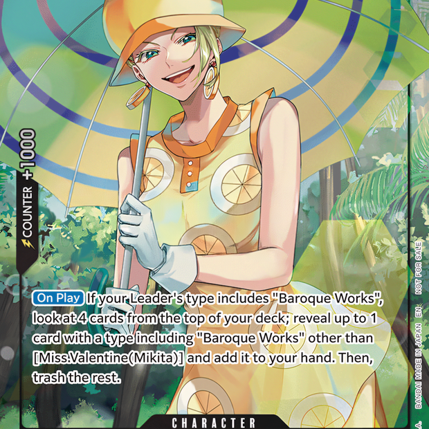 Miss. Valentine(Mikita) OP14-087 (The Azure Sea's Seven)  - Foil