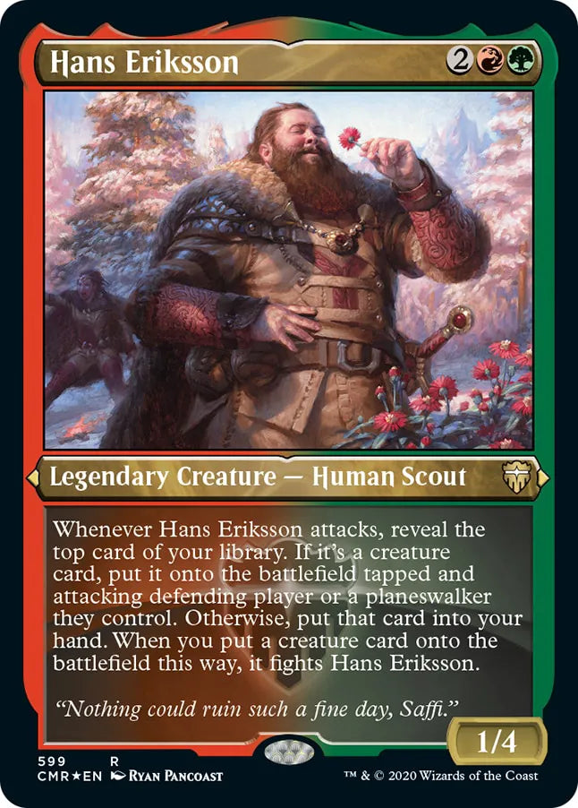 Hans Eriksson 599 (Commander Legends)  - Etched Foil