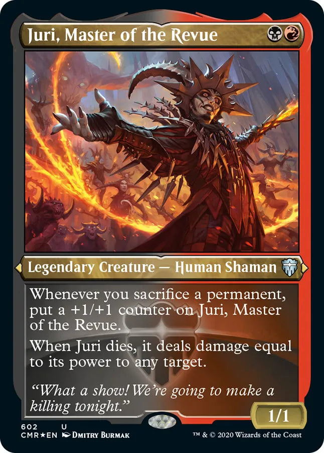Juri, Master of the Revue 602 (Commander Legends)  - Etched Foil
