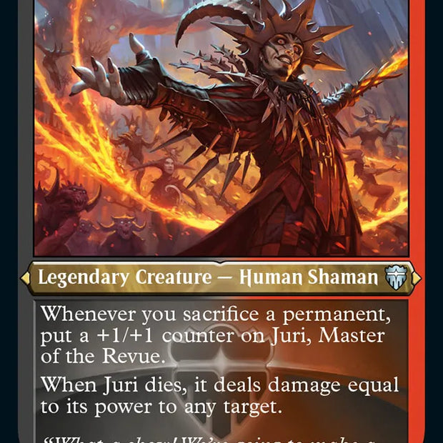 Juri, Master of the Revue 602 (Commander Legends)  - Etched Foil