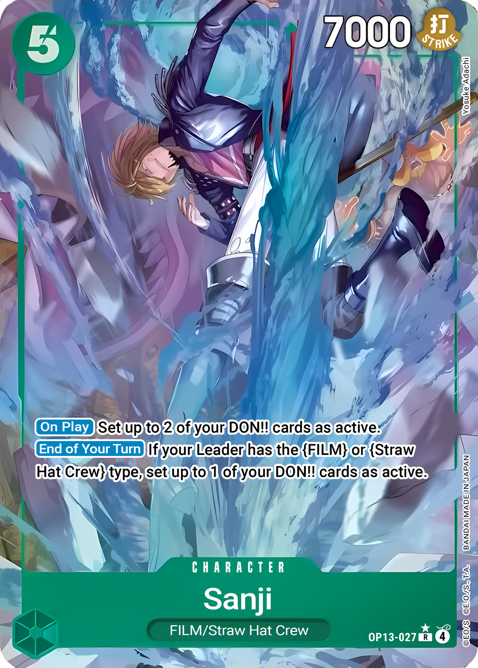 Sanji OP13-027 (Carrying On His Will)  - Alternate Art Foil