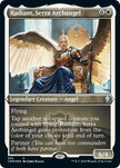 Radiant, Serra Archangel 553 (Commander Legends)  - Etched Foil