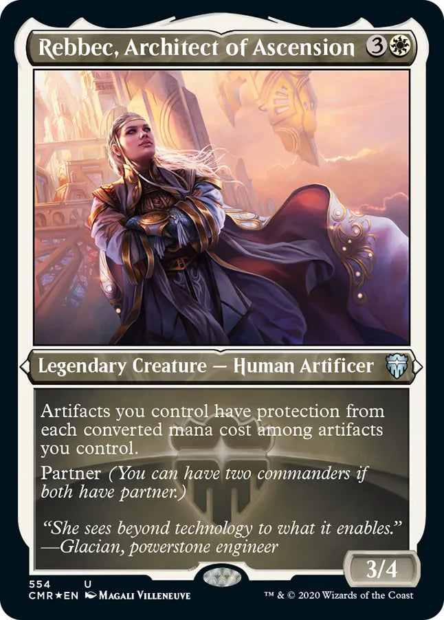 Rebbec, Architect of Ascension 554 (Commander Legends)  - Etched Foil