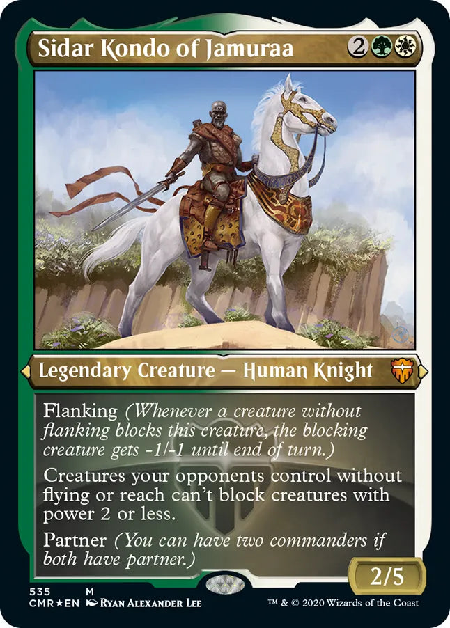 Sidar Kondo of Jamuraa 535 (Commander Legends)  - Etched Foil