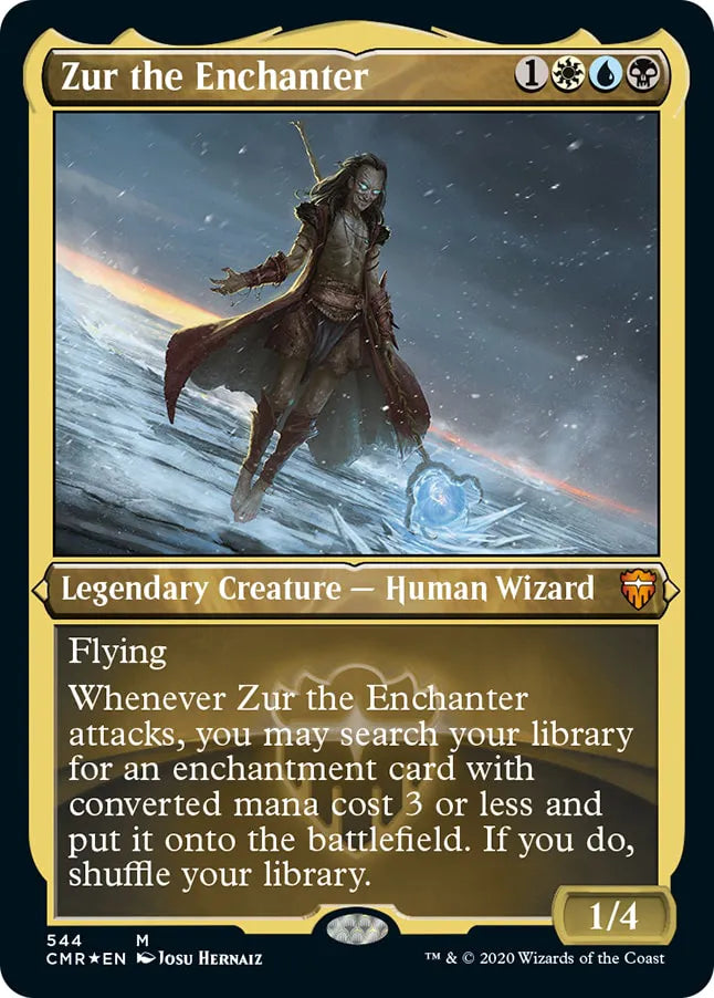 Zur the Enchanter 544 (Commander Legends)  - Etched Foil