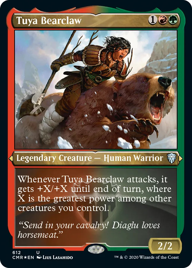 Tuya Bearclaw 612 (Commander Legends)  - Etched Foil