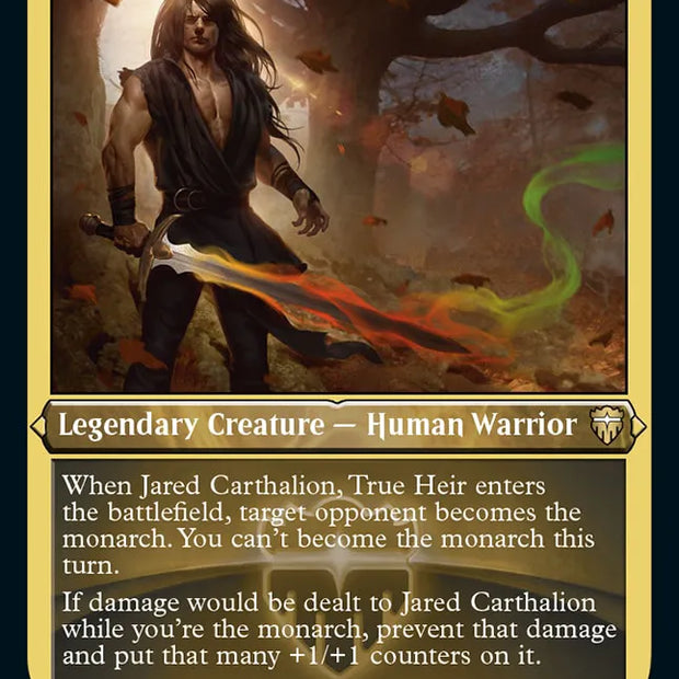Jared Carthalion, True Heir 601 (Commander Legends)  - Etched Foil