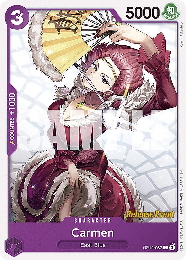 Carmen OP12-067 (Legacy of the Master Release Event Cards) 