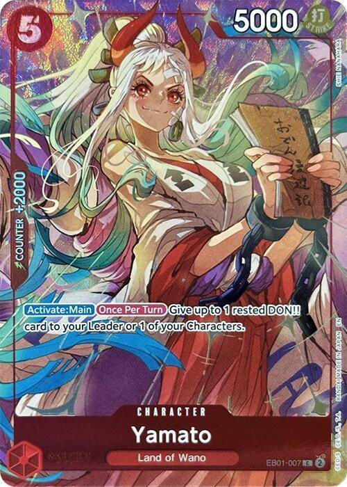 Yamato (PCC Vol.4) EB01-007 (One Piece Promotion Cards)  - Alternate Art Foil