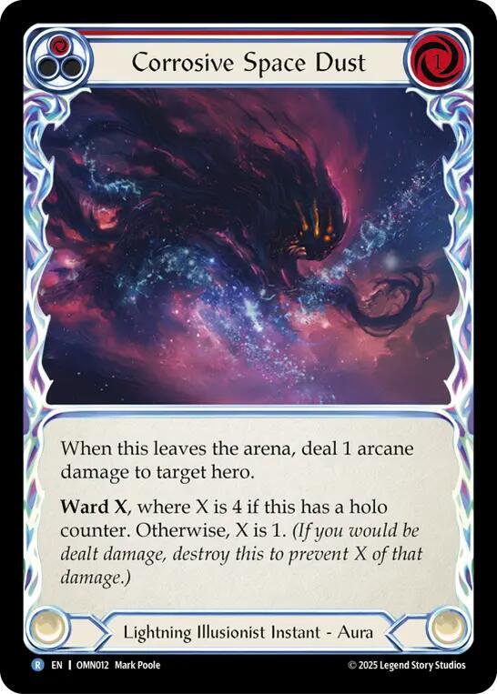 Corrosive Space Dust OMN012 (Omens of the Third Age)  - Rainbow Foil