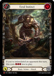 Feral Instinct Extended Art OMN229 (Omens of the Third Age)  - Cold Foil