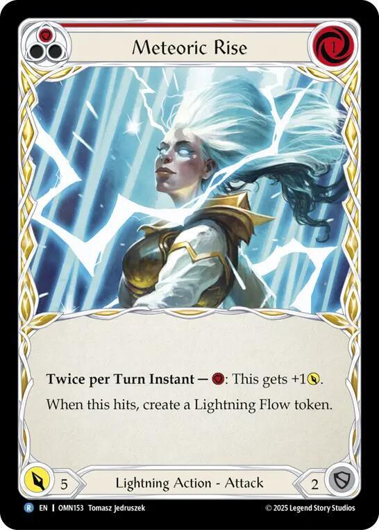 Meteoric Rise OMN153 (Omens of the Third Age)  - Rainbow Foil