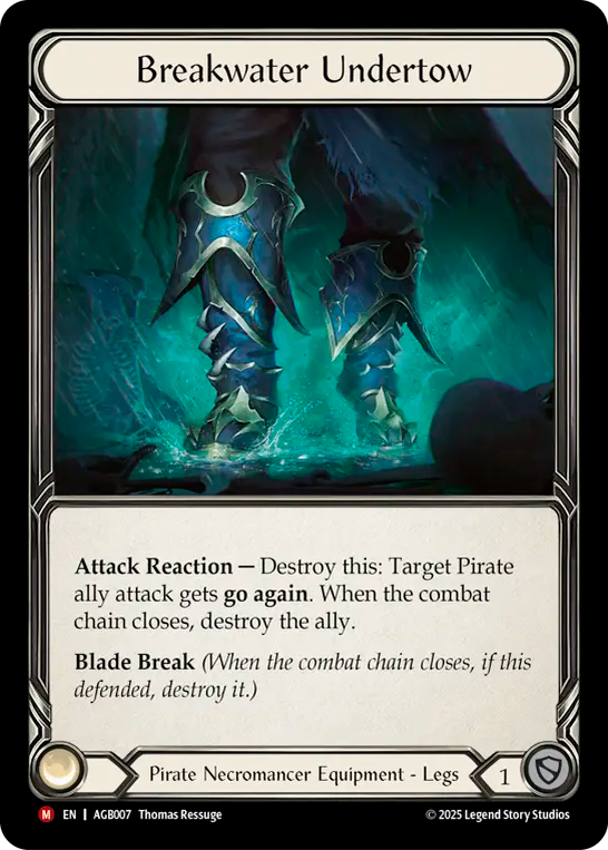 Breakwater Undertow AGB007 (Armory Deck: Gravy Bones)  - Rainbow Foil