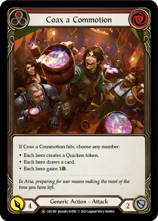 Coax a Commotion CRU180 (Crucible of War)  - Unlimited Edition Normal