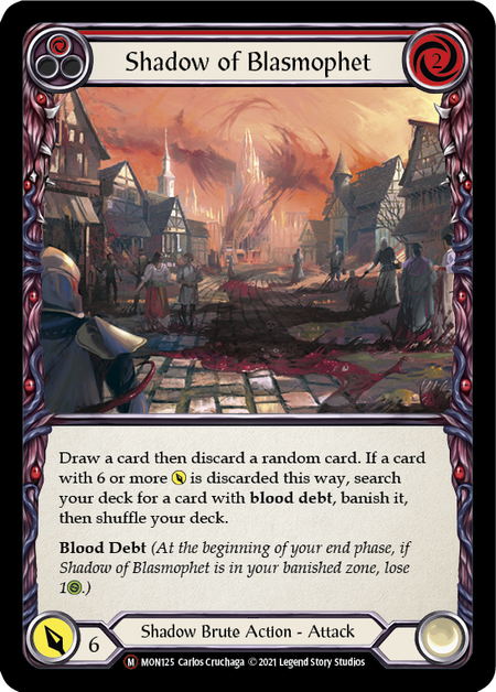 Shadow of Blasmophet MON125 (Monarch)  - Unlimited Edition Normal