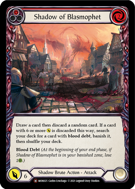 Shadow of Blasmophet MON125 (Monarch)  - Unlimited Edition Normal