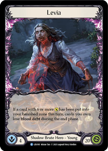Levia LEV001 (Blitz Deck: Monarch - Levia)  - Unlimited Edition Rainbow Foil