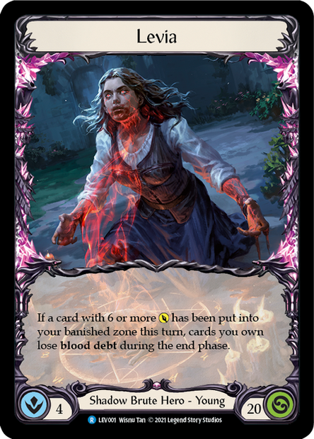 Levia LEV001 (Blitz Deck: Monarch - Levia)  - Unlimited Edition Rainbow Foil