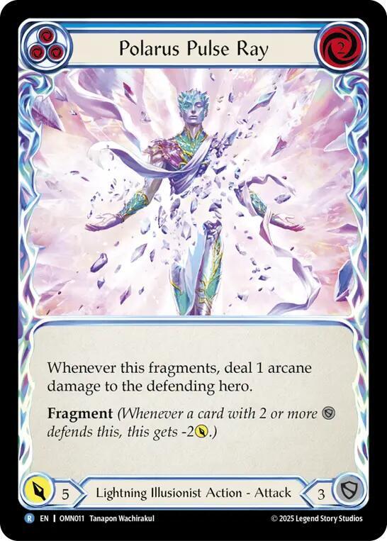 Polarus Pulse Ray OMN011 (Omens of the Third Age)  - Rainbow Foil