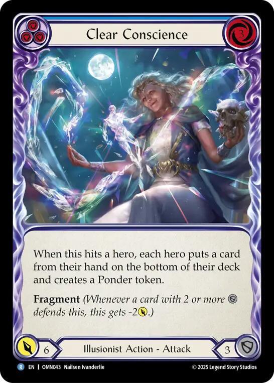 Clear Conscience OMN043 (Omens of the Third Age)  - Rainbow Foil
