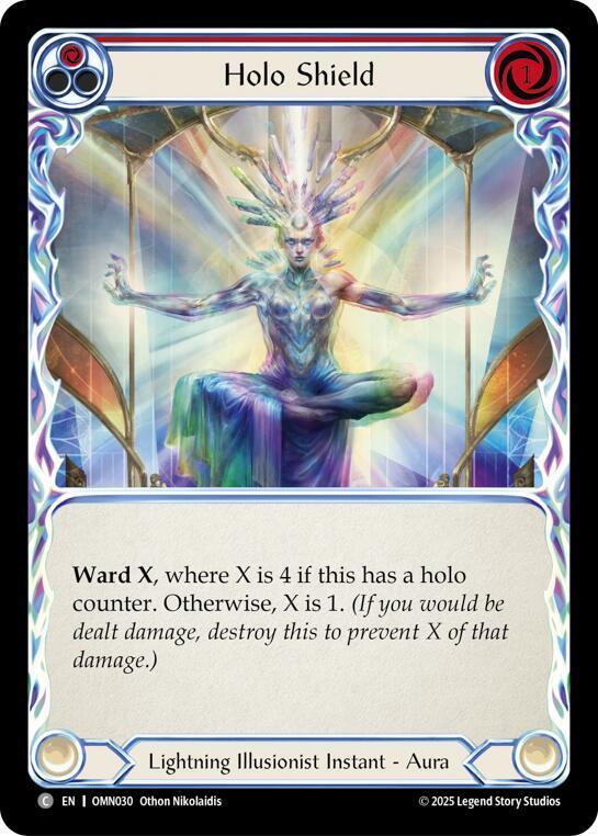 Holo Shield OMN030 (Omens of the Third Age)  - Rainbow Foil