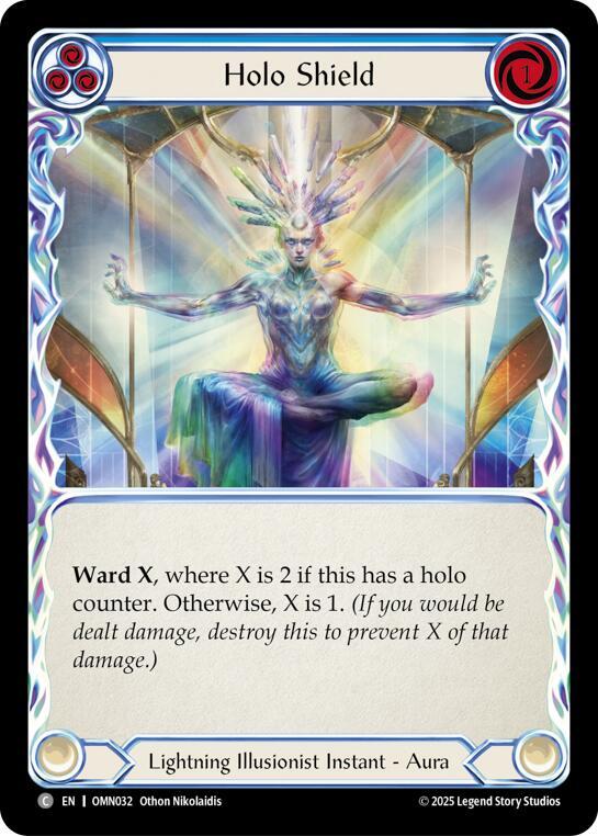 Holo Shield OMN032 (Omens of the Third Age)  - Rainbow Foil