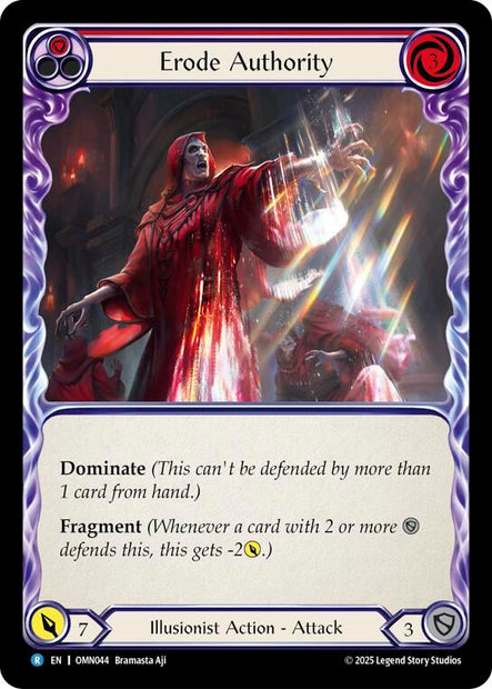 Erode Authority OMN044 (Omens of the Third Age)  - Rainbow Foil